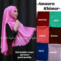 Jual grosiran jilbab amaurabmatt bubble crepe Murah