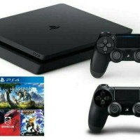 Jual PS4 Slim 500GB CUH 2006A Hits Bundle 3 Game - Psn Plus 2 Stik Original Murah