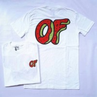 Jual Kaos T-shirt Golf Wang Odd Future Awesome Donut White Murah