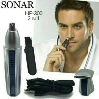 Jual NOSE HAIR TRIMMER / ALAT CUKUR BULU HIDUNG 2 IN 1 SONAR Murah