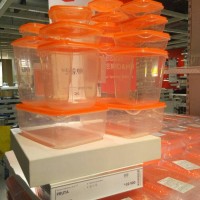 Jual Murah IKEA PRUTA Container Makanan set 17pcs Murah