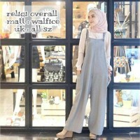 Jual baju murah terusan jumpsuit celana kulot muslim LHVG RELIGI OVERALL Murah