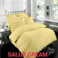 Jual SPREI POLOS EMBOS 200 X 200 X 20 - ROSEWELL SALUR CREAM Murah