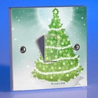 Jual Stiker Tombol Lampu Saklar Pohon Natal Dekorasi Christm Murah