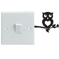 Jual Wallstiker Stiker Dekorasi Saklar Lampu Motif Burung Ow Murah