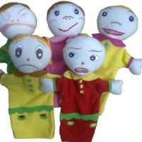 Jual Mainan Edukatif Anak - Boneka Tangan Hand Puppet Ekspresi Orang Murah