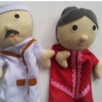 Jual Mainan Edukatif Anak - Boneka Tangan Hand Puppet Aki Nini Kakek Nene Murah