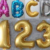 Jual Balon Huruf / Angka / Per lembar Murah
