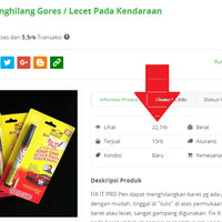 Jual Fix It Pro Pen penghilang gores lecet baret pada kendaraan - HMB006 Murah