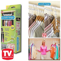 Jual DISKON MAGIC WONDER HANGER CLOTHES ORGANISER isi 8 GANTUNGAN BAJU Murah