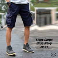 Jual KP205 Celana Kargo Pendek Navy Biru Cargo PDL G KODE TYR261 Murah