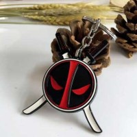 Jual Gantungan Kunci Pedang Deadpool Mask / Avenger Marvel Keychain Unik Murah