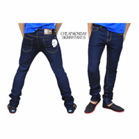 Jual Celana Panjang Pria Jeans Pensil Garment Size 27-38 Murah