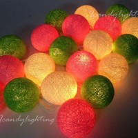 Jual Cotton Ball Light Tiana Candy LED Baterai / LED Colokan / Tumblr Lamp Murah