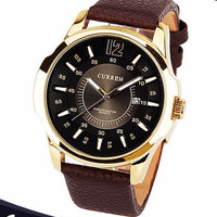 Jual Jam ORIGINAL CURREN STAR +KOTAK Japan Movement 8123 COWO Watch Tangan Murah