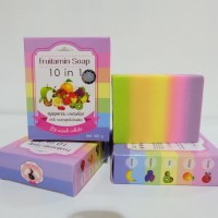 Jual FRUTAMIN SOAP 10 IN 1 / FRUITAMIN SOAP ORIGINAL THAILAND Murah