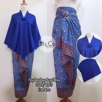 Jual TERBARU Setelan Kebaya Floy Kutu baru Bandage Royal Blue Murah