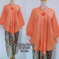 Jual TERBARU Setelan Kebaya Floy Kutu baru Bandage Oren Murah