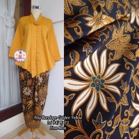 Jual TERBARU Setelan Kebaya Floy Kutu baru Bandage Golden Yellow Murah