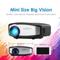 Jual Jual C6 CHEERLUX mini LED projector 800x480 pixels 1200 lume Diskon 20 Murah
