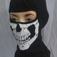 Jual Balaclava Masker Full Face Skull Cap Spandex Elastis Tengkorak Murah
