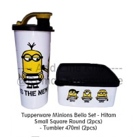 Jual Tupperware Minion Set - Hitam Murah
