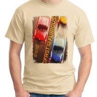 Jual Fast & Furious 7 Poster 01 - Kaos Film / Kaos Pria / Kaos Movies Murah