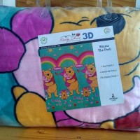 Jual Selimut Lady Rose 3D Winnie The pooh Murah