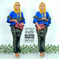 Jual TOKO AFINA Rok Lilit Instan dan Blus Kebaya Batik Modern Riyani Murah