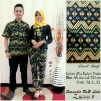 Jual TOKO AFINA Batik Couple / Kebaya / Sarimbit Zigzag Rok Lilit Murah
