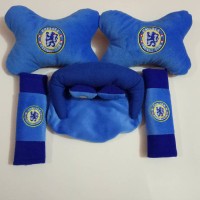 Jual Car Set 3in1 / Bantal Mobil Chelsea Murah