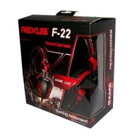 Jual HEADSET GAMING REXUS F22 / ADA MIC / AKSESORIS KOMPUTER / PC Murah