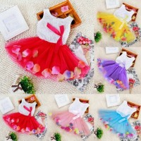 Jual dress hem anak 1-4 th flower musim panas Murah