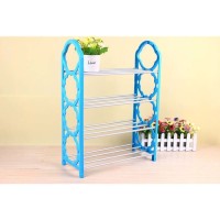 RAK SEPATU 4 SUSUN PORTABLE - PORTABLE SHOE RACK UNIK - SR-ABS