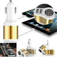 Jual Paling Murah Car Charger Power 3in1 with Cigarette Lighter Port + 2 US Murah