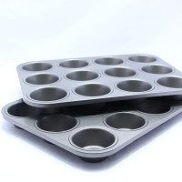 Jual MUFFIN PAN 12 CUP COOK'S HABIT LOYANG KUE 2 SET / NEW PROMO - ACS-0003 Murah