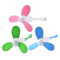 Jual Paling Murah Kipas Usb Mini bamboo 3Baling / Usb Stick Fan / Kipas Ang Murah