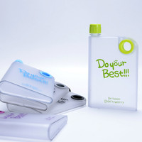 Jual PROMO New Memo Bottle Do Your Best Doff / Botol Minum Plastik Memo Bot Murah