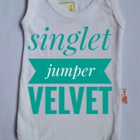 Jual Velvet Singlet Jumper Ukuran S Murah