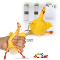 Jual BEST SELLER splat toy AYAM Bertelur squishy slime gantungan kunci ayam Murah