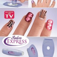 Jual Paling cantik. Salon Express / Nail Art Stamping Kit , Decorate Murah