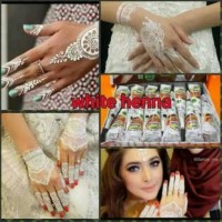 Jual Golecha Henna Putih/White Body Painting Mahendi Murah