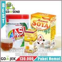 Jual 1 ASI Booster Tea + 1 Mama Soya + 1 Mama Honey Busui = HEMAT+MANJUR Murah
