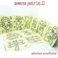 Jual mainan edukasi edukatif anak mewarna melukis pasir surabaya Murah