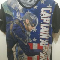 Jual FJ67 CAPTAIN AMERICA 3972 KAOS ANAK LAKI REMAJA Murah