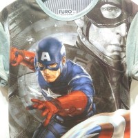 Jual FJ65 CAPTAIN AMERICA 4008 KAOS ANAK LAKI REMAJA Murah