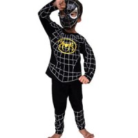 Jual Baju Anak Kostum Topeng Superhero Spiderman Hitam Murah