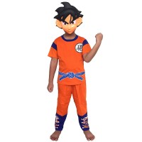 Jual Baju Anak Kostum Topeng Superhero Son Goku Dragon Ball Dragonball Murah