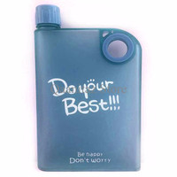 Jual DISKON SPESIAL! Memobottle Botol Minum Flat 380ml TERBARU Murah