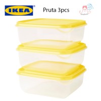 Jual IKEA Pruta Kuning- Tempat penyimpanan / kotak makanan / food container Murah